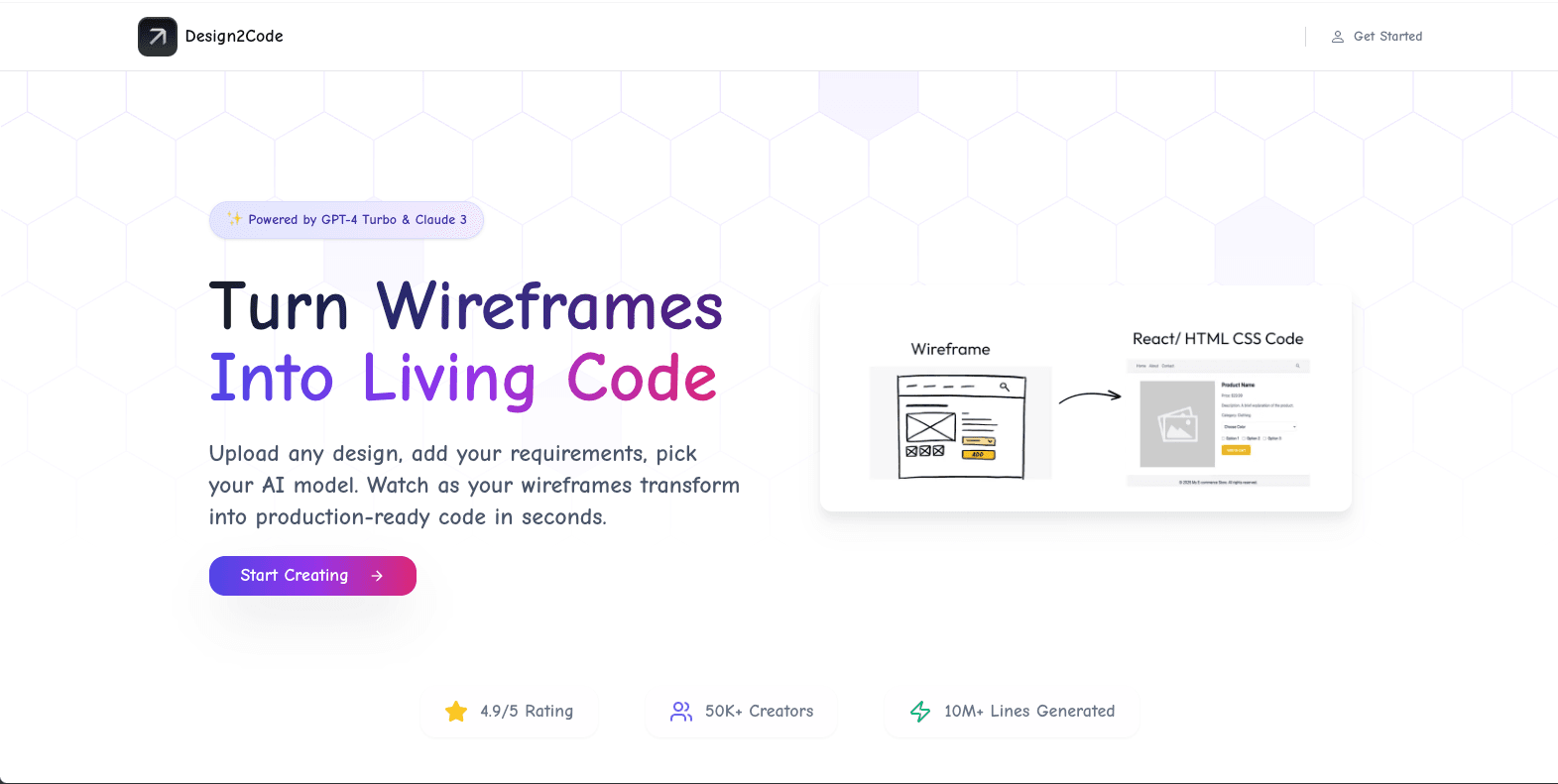 D2C - Design 2 Code